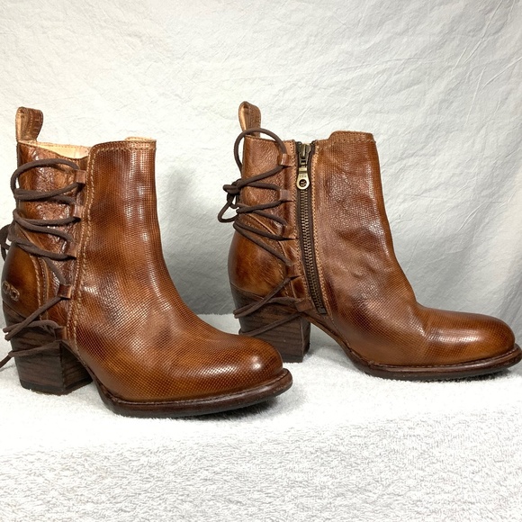 Like New Bed Stü Blaire Cobbler Heeled Boots - SZ 7